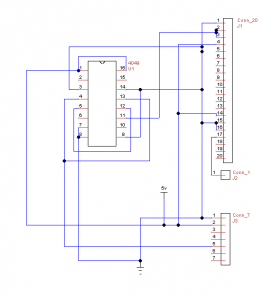schematic for the remote temperature sensor rf receiver circuit